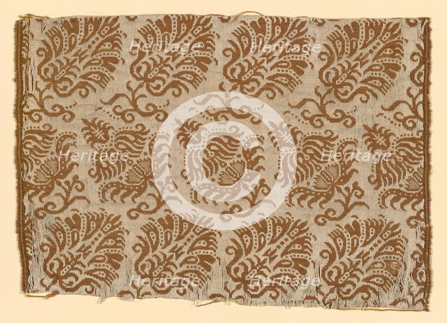 Fragment, Italy, 1625/75. Creator: Unknown.