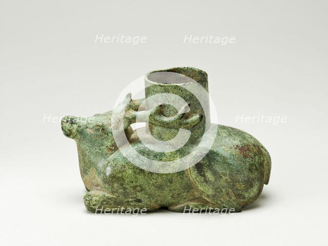 Recumbent Stag, Western Han dynasty (206 B.C.-A.D. 9). Creator: Unknown.