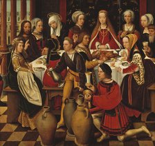 The Wedding in Cana,  c.1540. Creator: Ambrosius Benson.