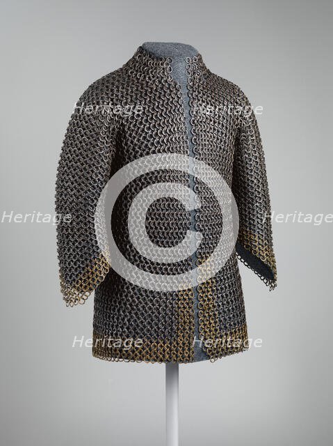 Mail Shirt with Inscribed Rings, possibly Iranian, 15th-16th century. Creator: Unknown.