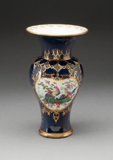 Vase (part of a pair), Worcester, c. 1770. Creator: Royal Worcester.