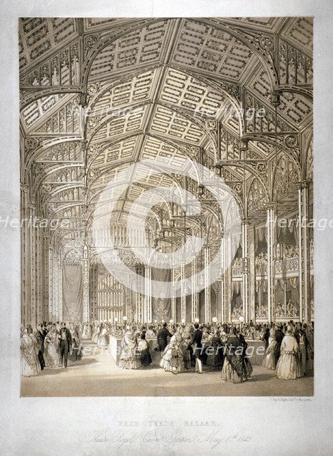 Interior of the Covent Garden Theartre, Bow Street, Westminster, London, 1845. Artist: Day & Haghe