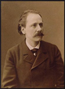 Portrait of the Composer Jules Massenet (1842-1912), 1890s. Creator: Anonymous.