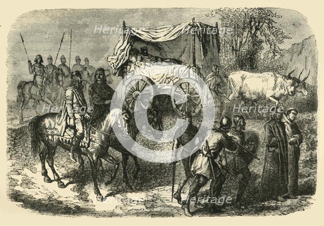 'Roi Faineant (Royal Sluggard) of the Merovingian Race', (7th century), 1890.   Creator: Unknown.