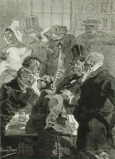 Les Derniers Flamands, 1857. Creator: Félicien Rops.