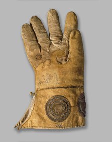 Glove (Henry VIII's hawking glove ), 16th century. Artist: Unknown.