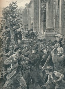 Reform Leaguers at Marble Arch, London, 1866 (1906). Artist: Unknown.