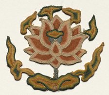 Fragment of Flower in Bowl, 1300s. Creator: Unknown.