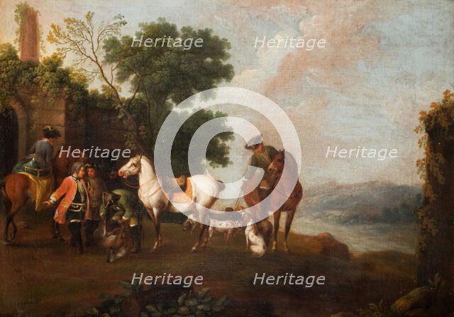 The Deer Hunt, 1760. Creator: Wenzel Ignaz Prasch.
