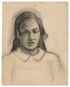 Portrait of Tehamana, 1891/93. Creator: Paul Gauguin.