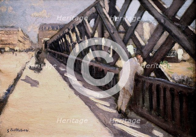 Le Pont de l'Europe, 1876.