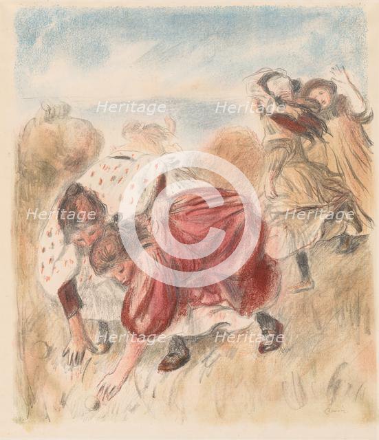 Children Playing Ball, 1900. Creator: Pierre-Auguste Renoir (French, 1841-1919).