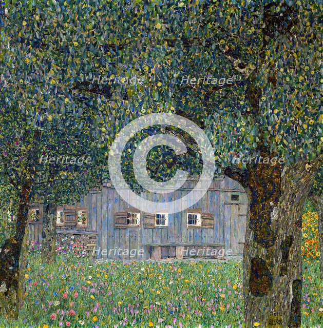 Farm House in Buchberg, 1911. Artist: Klimt, Gustav (1862-1918)