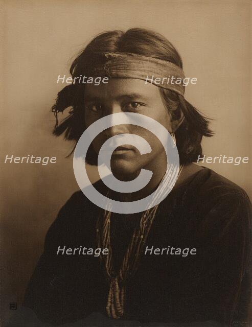 A Navajo Boy, 1907. Creator: Carl E Moon.