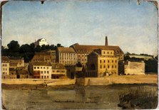Refinery and the Delessert garden, in Passy, ??seen from the left bank (circa 1820). Creator: Unknown.