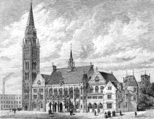 The Townhall of Rochdale, Lancashire, 1881. Creator: Unknown.