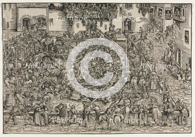 A Tournament, 1506. Creator: Lucas Cranach (German, 1472-1553).