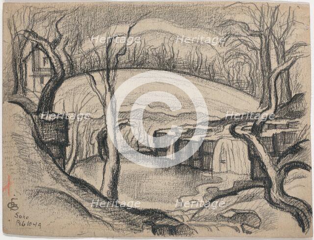 Soho (recto), 1919. Creator: Oscar Bluemner.