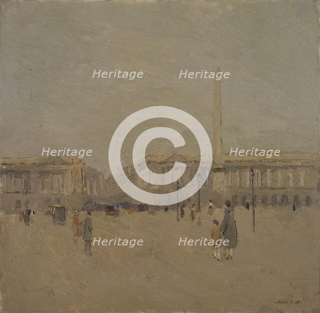 Place de la Concorde no. II, n.d. Creator: Frank Edwin Scott.