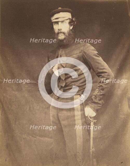 Colonel Harding, Commandant at Balaklava, 1855. Creator: Roger Fenton.
