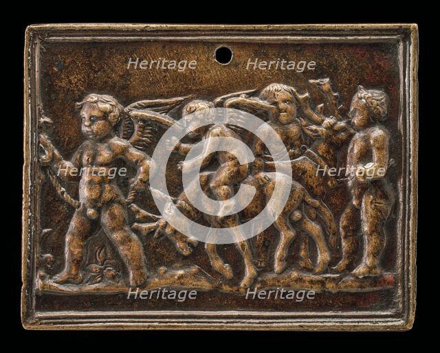 Cupid and Stags, c. 1500. Creator: Unknown.