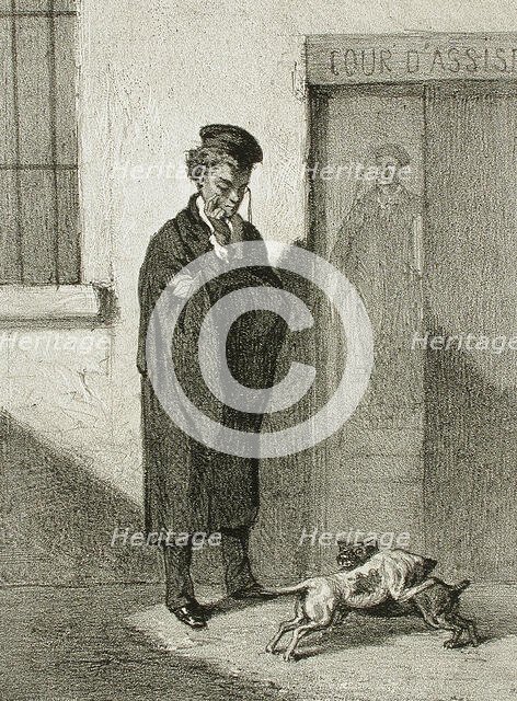 La Premiere cause, 1857. Creator: Félicien Rops.