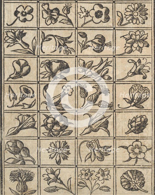 Essempio di recammi, page 10 (verso), 1530. Creator: Giovanni Antonio Tagliente.