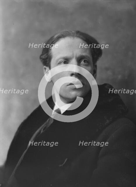 Mr. Adolph Bolm, portrait photograph, 1918 Mar. Creator: Arnold Genthe.