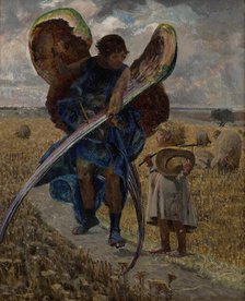 Following the Angel-Triptych (Central Part), 1901. Creator: Jacek Malczewski.