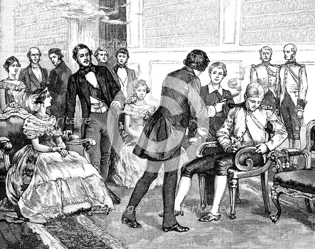 Professor Anderson at Balmoral, 1849, (1900). Artist: Unknown