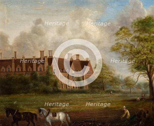 Saltley College, Birmingham, 1852. St Peter's College, Saltley. Creator: Unknown.