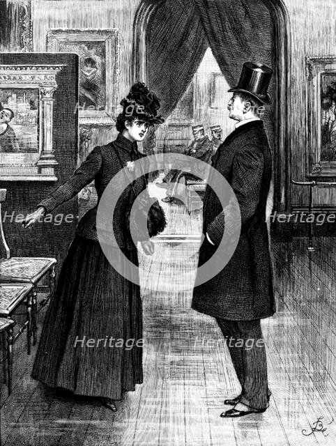 "Go, and do not speak to me again!...Go, I say!", 1890. Creator: R. Taylor.