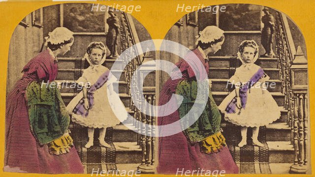 Going to the Party., 1870s. Creator: Charles A. Beckford.