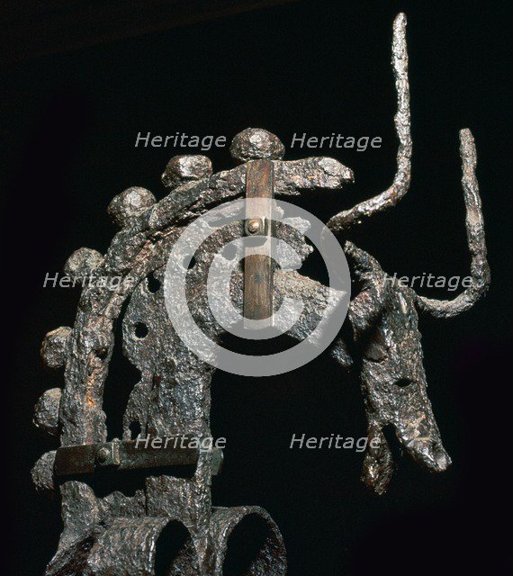 Celtic fire-dog used for cooking meat, 2nd century. Artist: Unknown