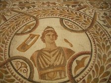 Mosaic, El Jem Museum, El Djem, Tunisia, 2009. Creator: Amanda Waite.