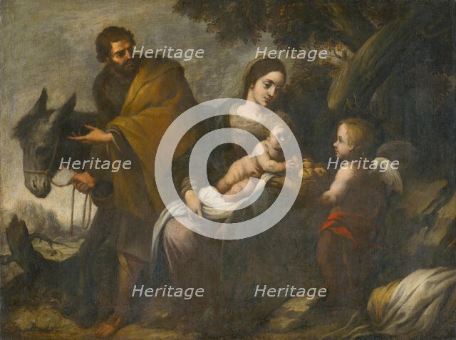 Flight into Egypt, 1650-1700. Creator: Bartolomé Esteban Murillo.