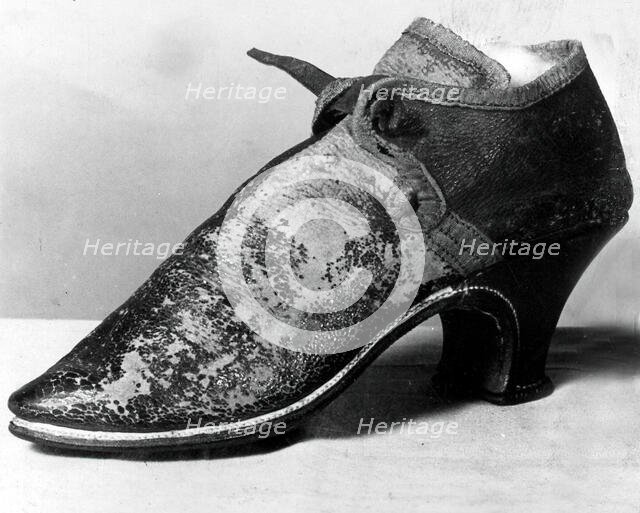 Woman's Shoe, England, 1801/25. Creator: Unknown.