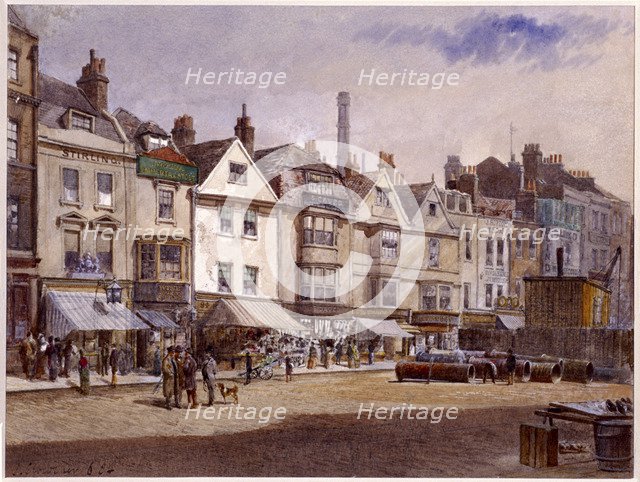 Whitechapel High Street, Stepney, London, 1884. Artist: John Crowther