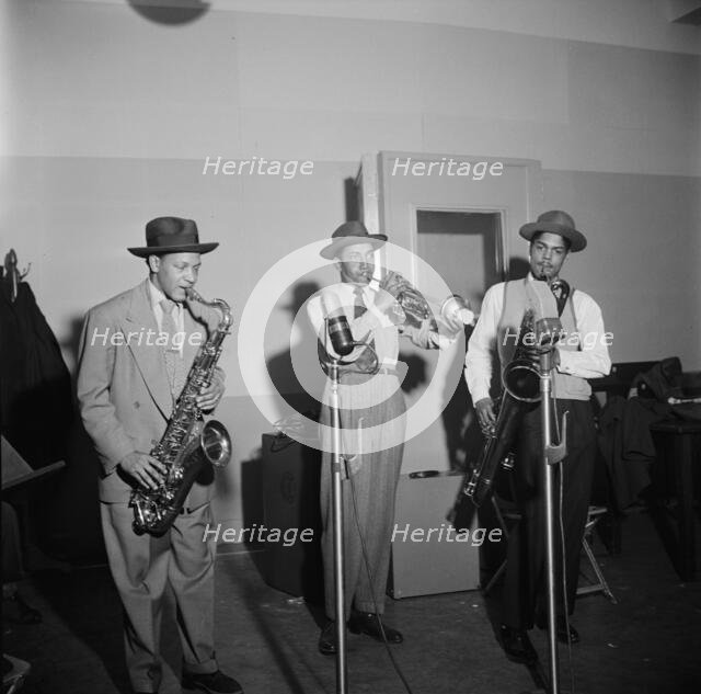 Portrait of Illinois Jacquet, New York, N.Y., ca. May 1947. Creator: William Paul Gottlieb.