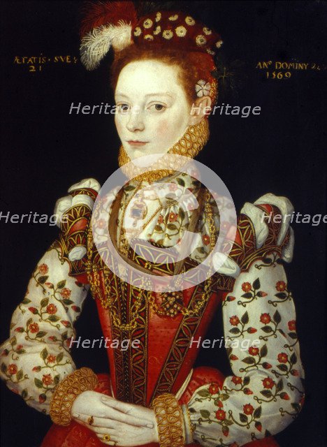'A Young Woman', 1569. Artist: Anon