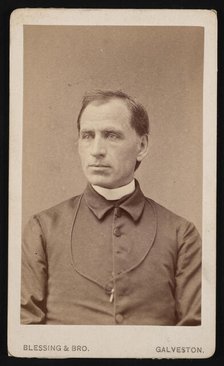 Portrait of Rev. Joseph Celestine Carrier (1833-1904), Before 1876. Creator: Blessing & Bro.