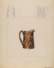 Pitcher (Individual Creamer), 1935/1942. Creator: Francis Law Durand.