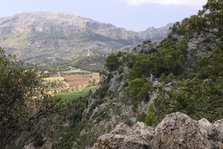 Mountain scenery near Lluc, Mallorca.