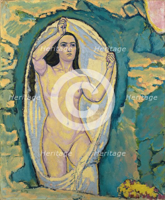 Venus in the Grotto, c. 1914. Artist: Moser, Koloman (1868-1918)