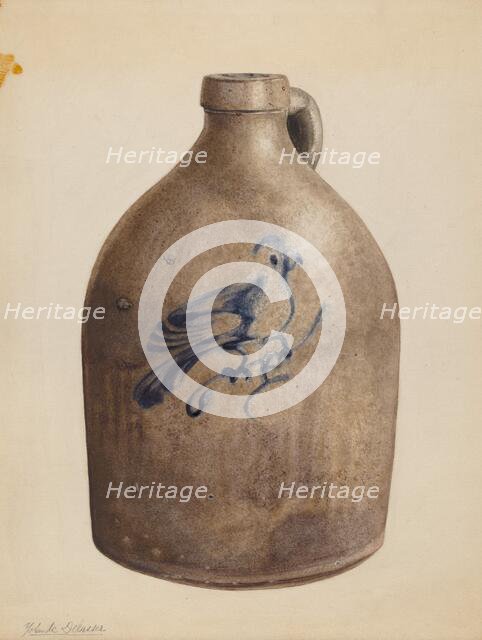 Jug, c. 1937. Creator: Yolande Delasser.