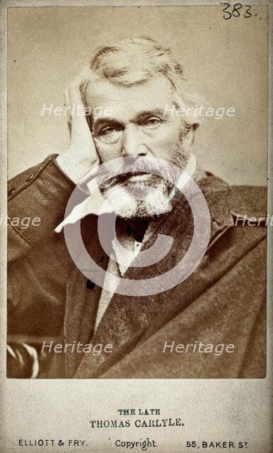Thomas Carlyle. Creator: Elliott & Fry.