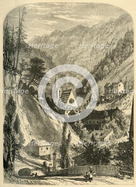 'Machu Chunk, from Foot of Mount Pisgah', 1872.  Creator: Harry Fenn.