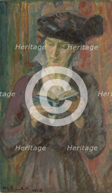 Mrs. Anni Lagerborg, 1914. Creator: Magnus Enckell.