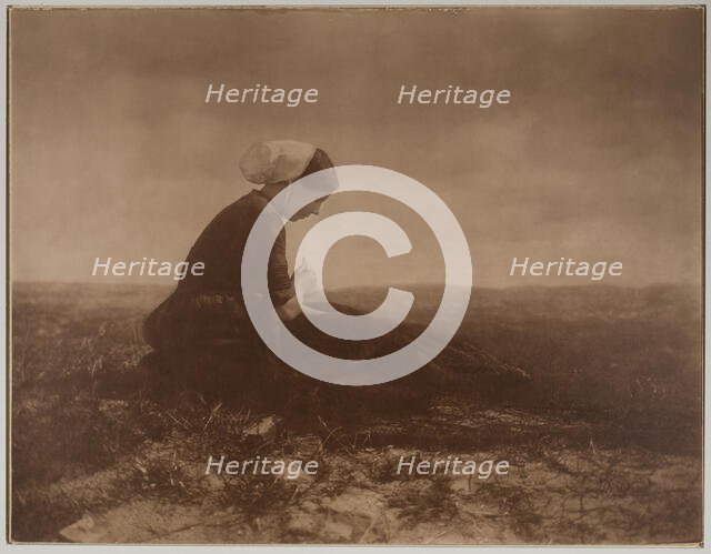 The Net Mender, 1894. Creator: Alfred Stieglitz.