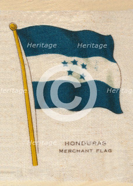 'Honduras - Merchant Flag', c1910. Artist: Unknown.